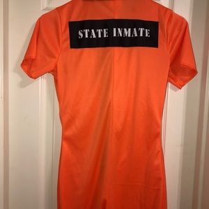 Orange inmate costume